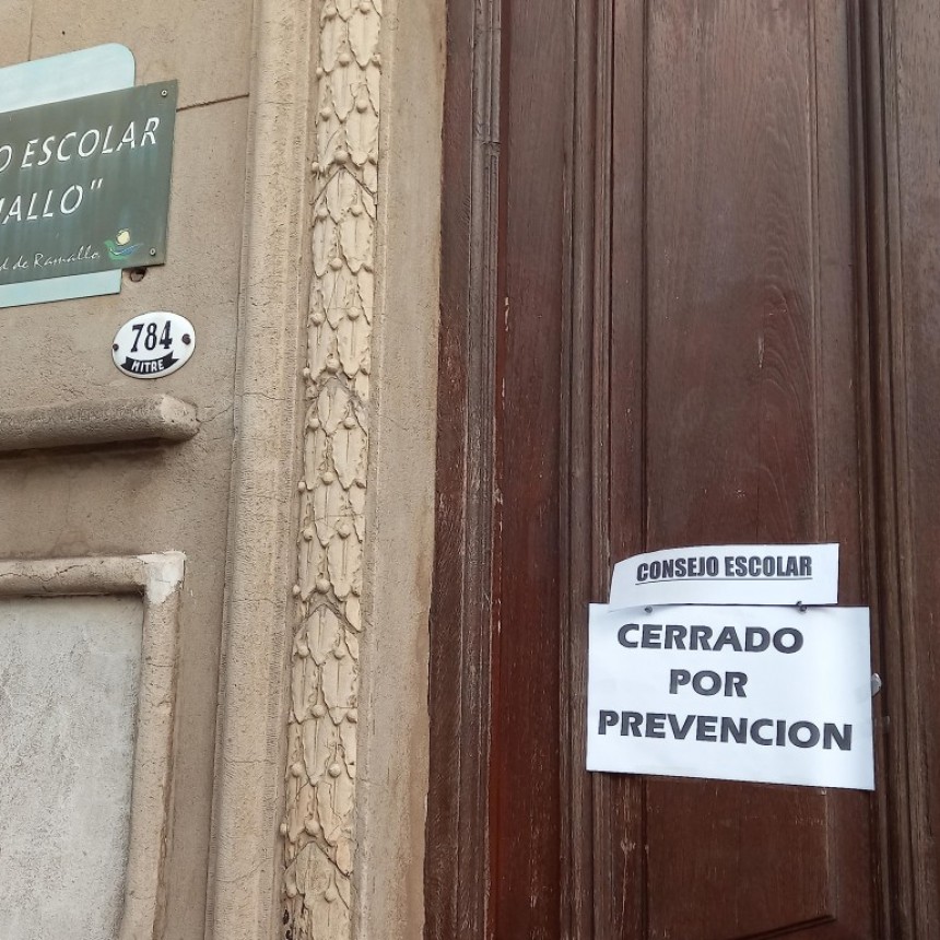  COVID-19:  Cerró preventivamente el Consejo Escolar