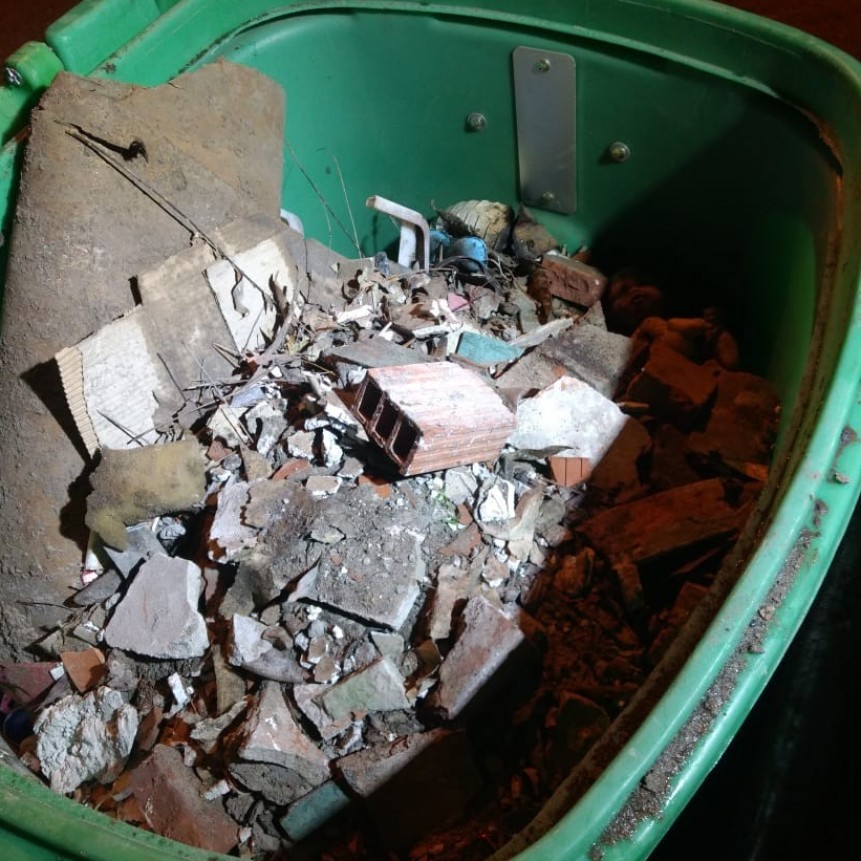 Dañan los nuevos contenedores