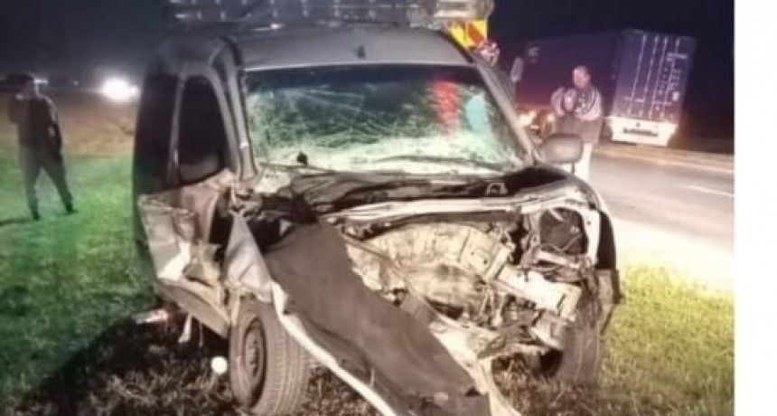 Tres personas hospitalizadas tras un accidente en ruta 9