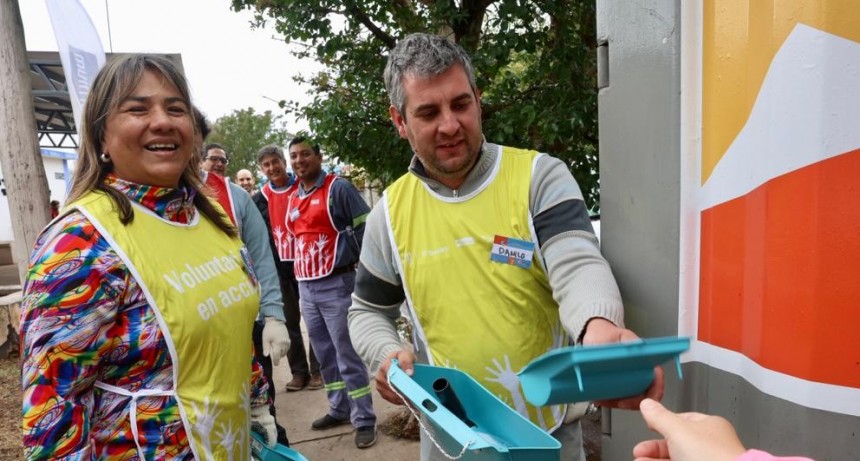 Voluntarios en Acción, el programa de Ternium llega a la escuela 26 de la ciudad de Ramallo
