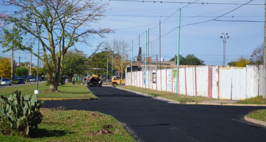 Empezó la obra de repavimentación de avenida Savio, la puerta de ingreso a la ciudad de Ramallo