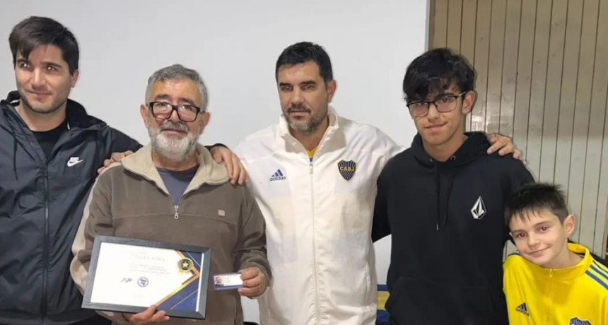 El Club Atlético Boca Juniors honró a un héroe: Carlos Adrián Sosa, ex combatiente de Malvinas