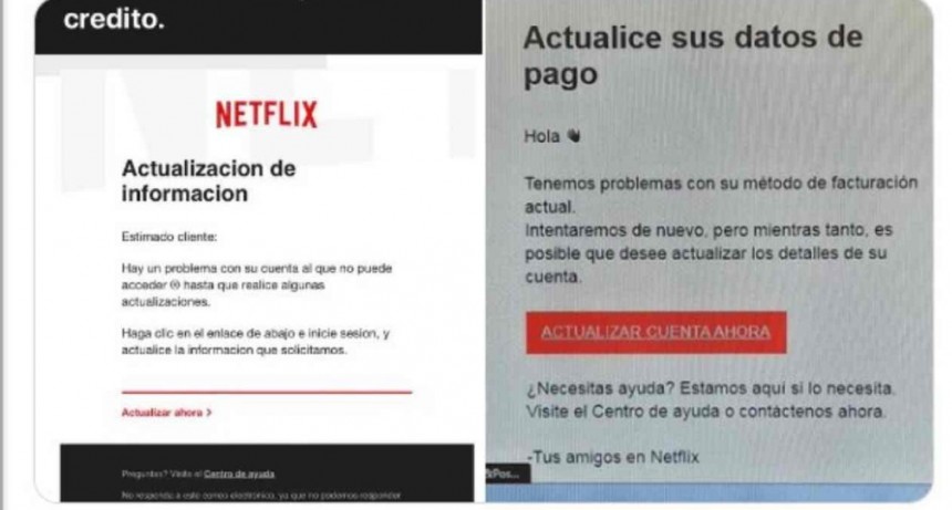Una nueva estafa virtual: ahora fue el turno de Netflix