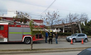 Rápido accionar de bomberos