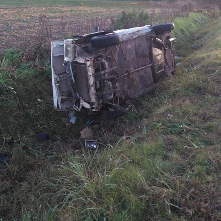 Accidente en el camino de la costa