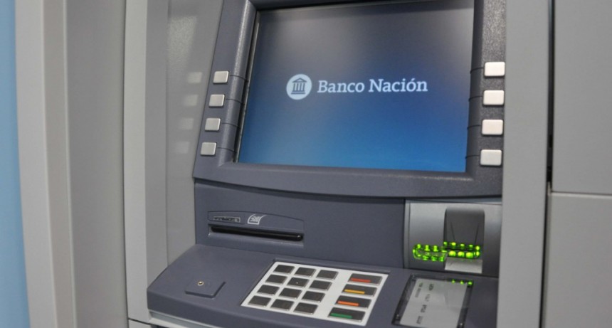 Cajero automático de  Banco Nación cerrado por refacciones