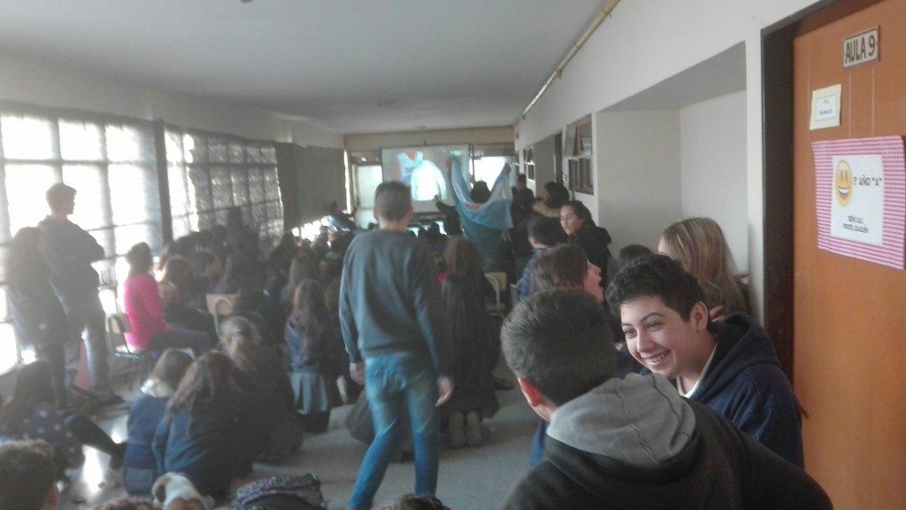 Imágenes de un gol que se gritó con el corazón