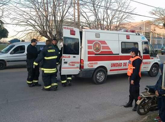Accidente en Avenida Dusso