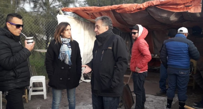 Pitrola estuvo con los trabajadores de Bio Ramallo