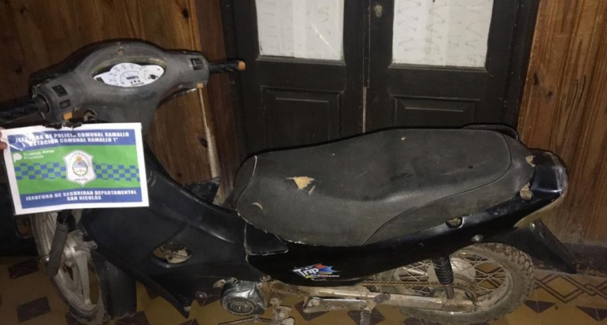 Esclarecimiento y recuperación de dos  motocicletas sustraídas en Ramallo