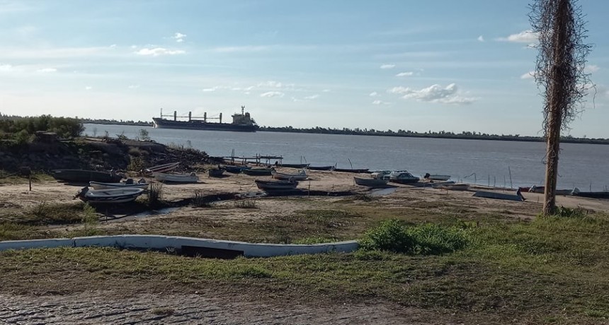 Bajante histórica del Paraná