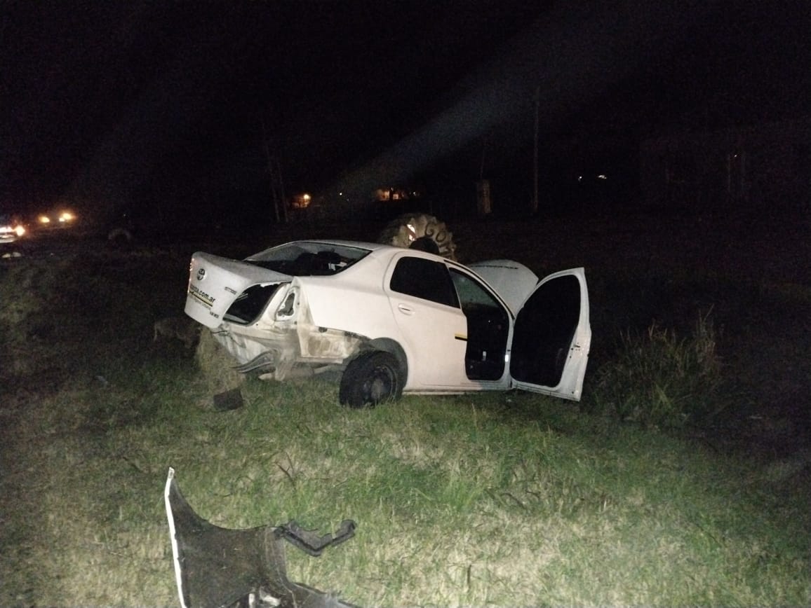 Colisión y despiste