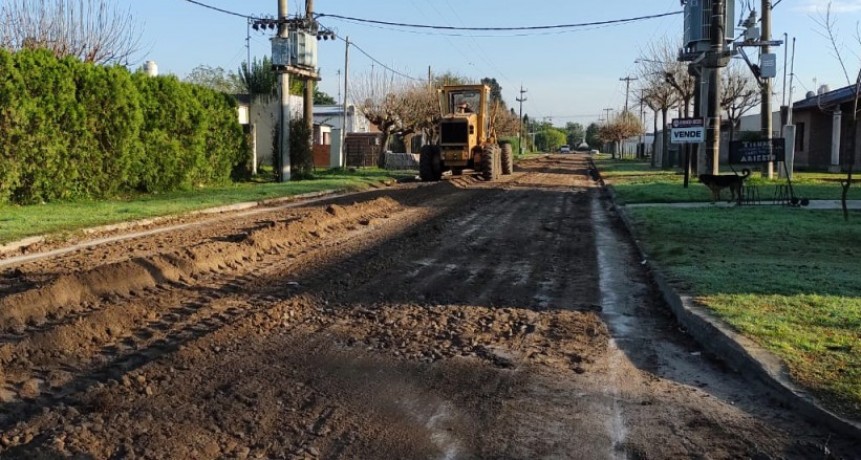 Las Delegaciones Municipales y la Secretaría de Obras y Servicios Públicos intervienen en Villa Ramallo y Villa General Savio.