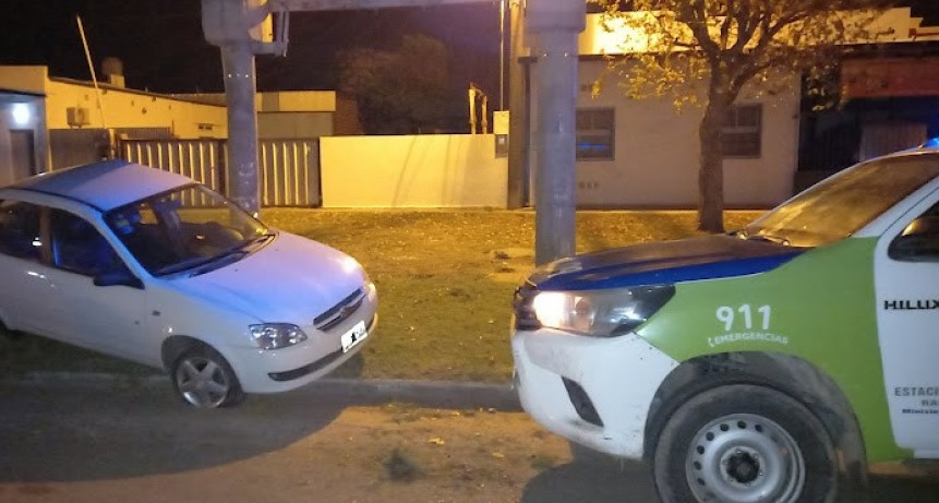 Colisión en el ingreso a la ciudad de Ramallo