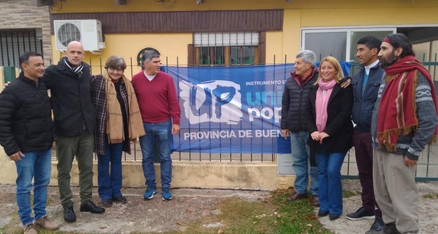 El concejal Adrián Lescano recibió a legisladores de Unidad Popular