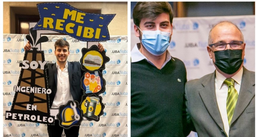Un ramallense es el primer graduado en Ingeniero en Petróleo de la UBA