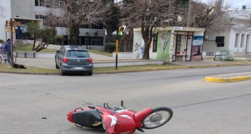 Accidente en Avenida San Martín y Belgrano