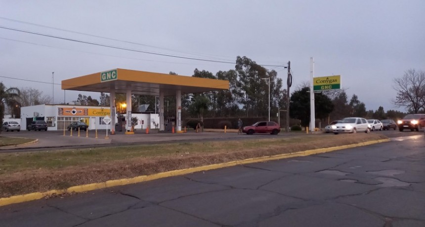 Una falla técnica impidió que los usuarios de GNC puedan cargar el combustible de manera normal