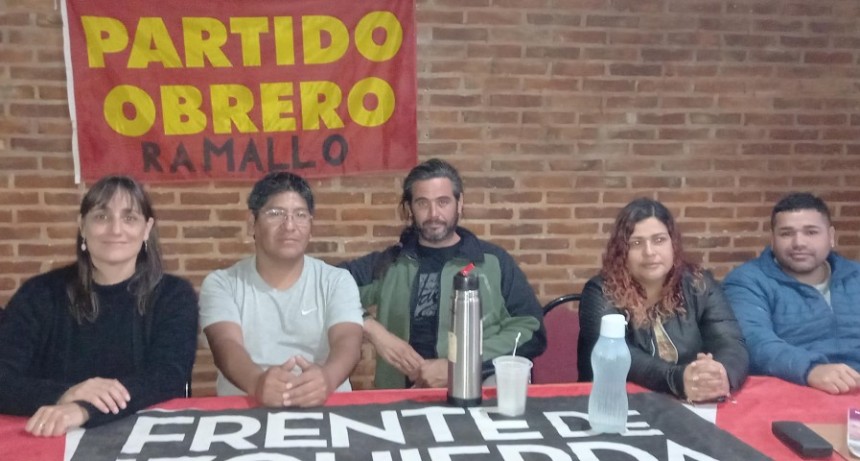Romina Del Plá, referente del Frente de Izquierda, visitó Ramallo y convocó a un plenario abierto de los trabajadores en Buenos Aires
