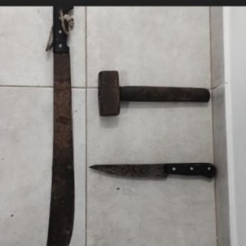 Aprehendidos en flagrante delito: fueron detenidos faenando un vacuno ilegalmente en el Camino de la Costa