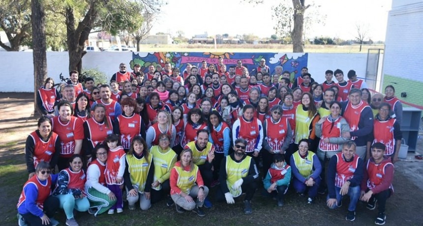 La Escuela N°32 de Villa Riccio brilla con nueva vida tras la 23° edición de Voluntarios en Acción de Ternium