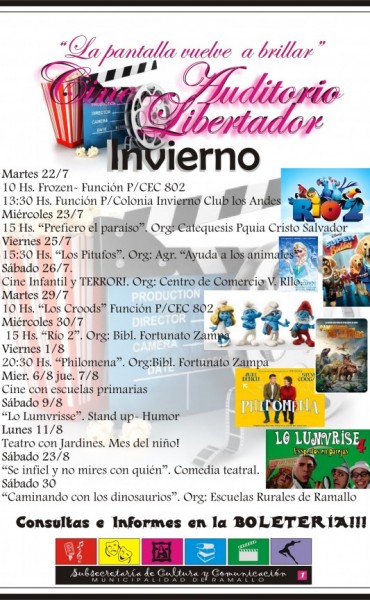 Actividades del Auditorio Libertador