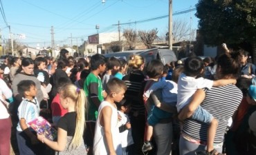 En el barrio Las Ranas ya se preparan para celebrar el día del Niño