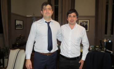 Diego Lutri se reuni&oacute; con ejecutivos nacionales para gestionar ayudas a escuelas rurales y productores de la zona