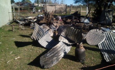 Se incendió otra vivienda en Barrio Sur