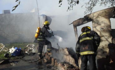 Villa Ramallo: Bomberos sofocó un incendió
