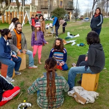 Artistas locales se manifestaron en defensa de 