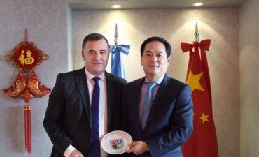 El Intendente se reunió con el embajador Chino