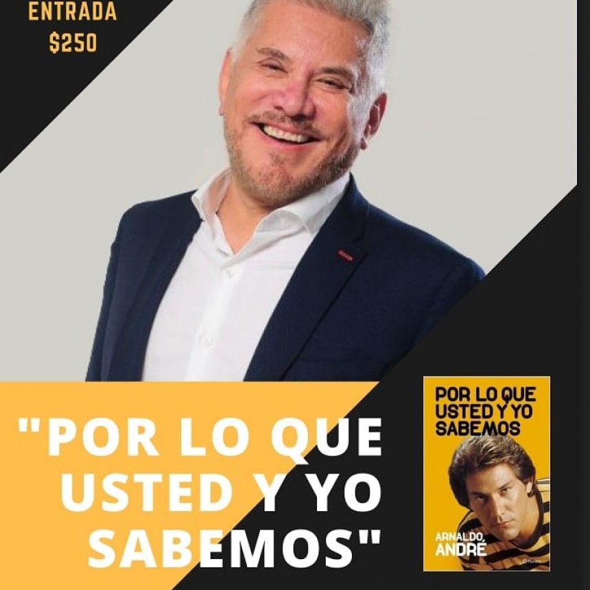 Arnaldo André a beneficio de la Biblioteca Zampa