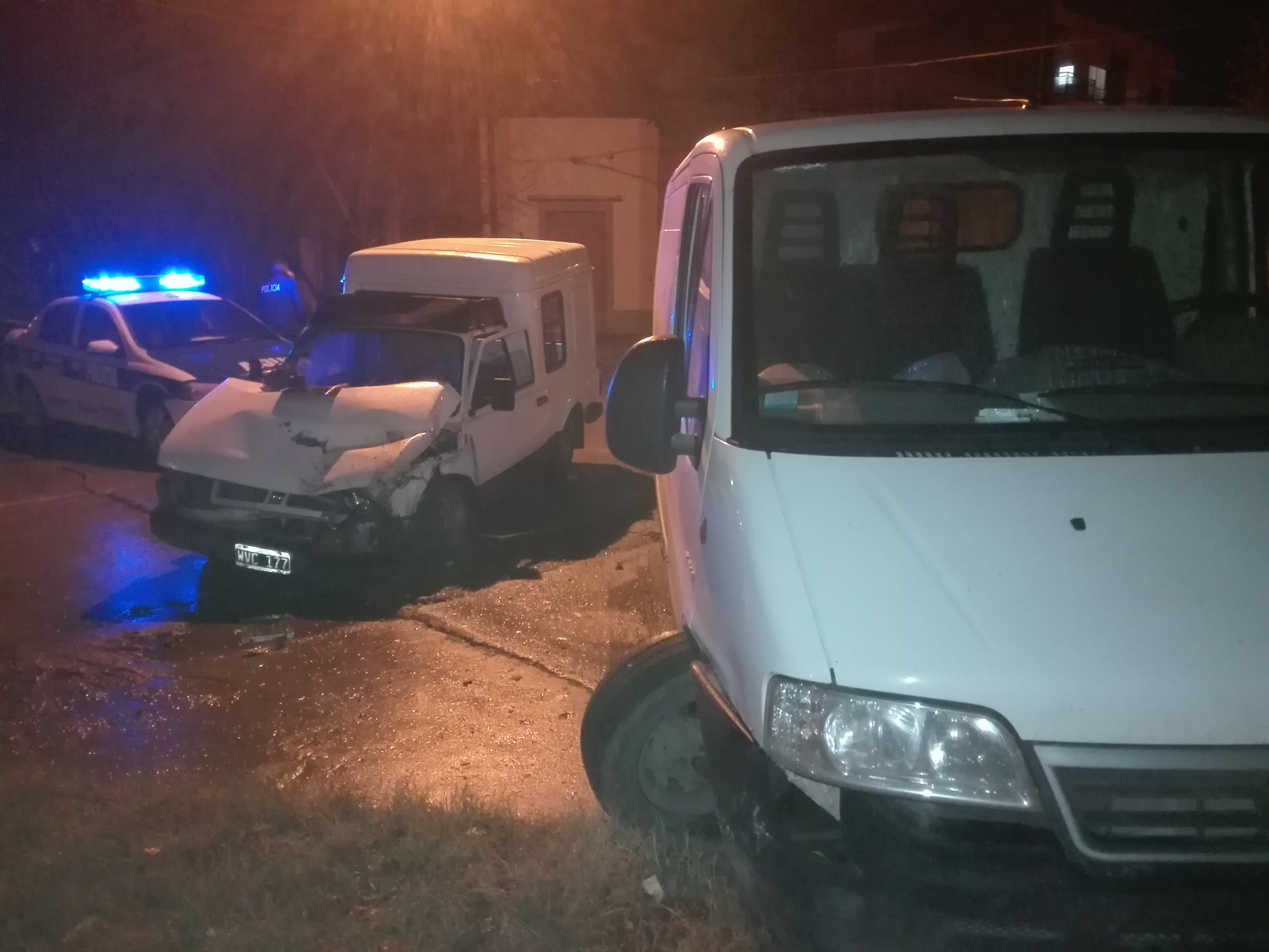 Violento choque en Villa Ramallo