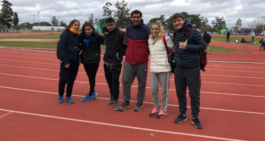 Atletas del CEF N° 60 en el Nacional de Clubes