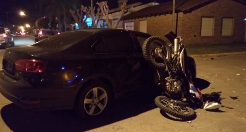 Violento accidente en Villa Ramallo