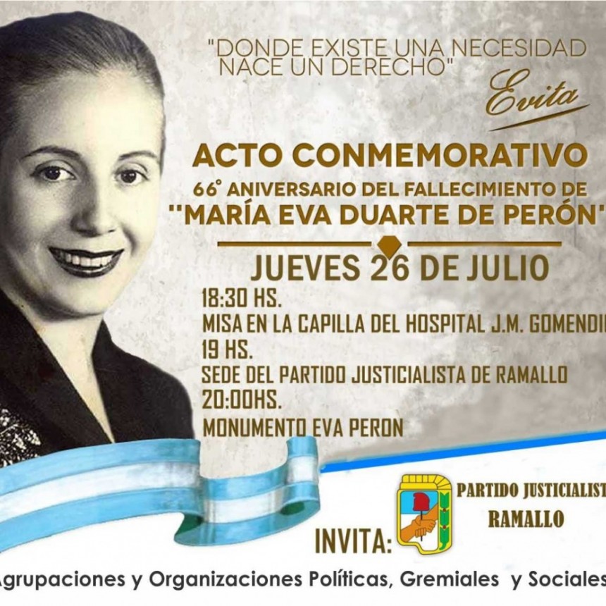 Homenaje a Evita