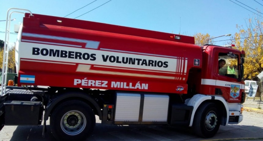 Bomberos de Pérez Millán detalló las inversiones realizadas