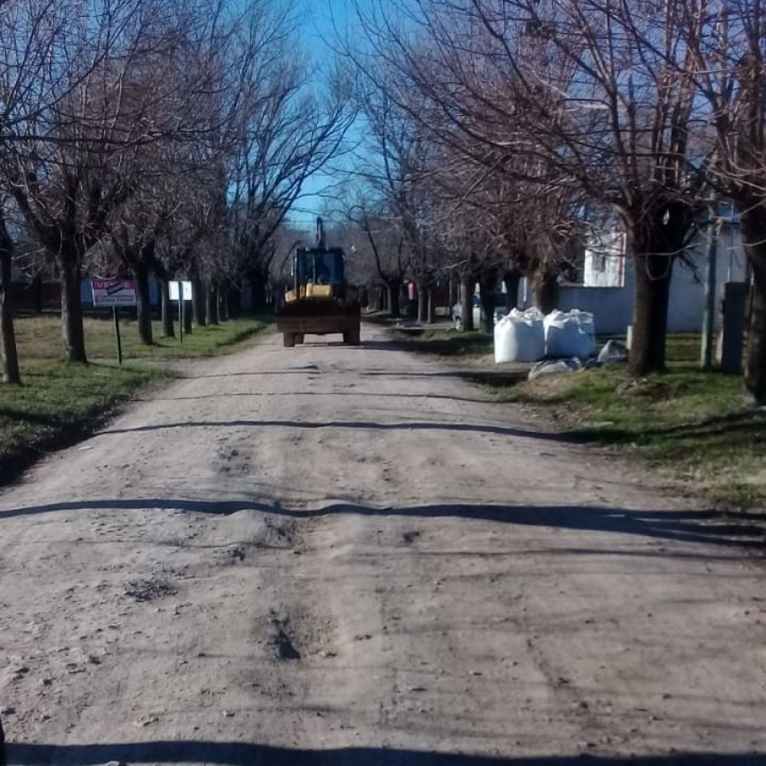 Bacheo y reparación en barrio Don Antonio