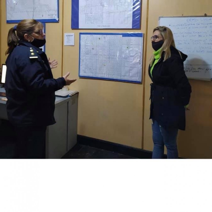 La concejal Domenech mantuvo reuniones por los hechos de inseguridad en la ciudad de Ramallo