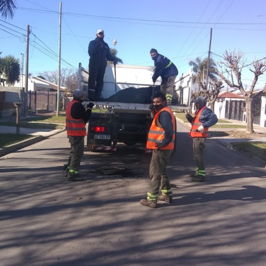 Avanzan las obras de mejoras en Villa Ramallo