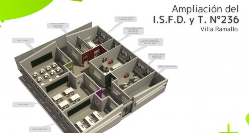 Comenzaron las obras en el Instituto 236