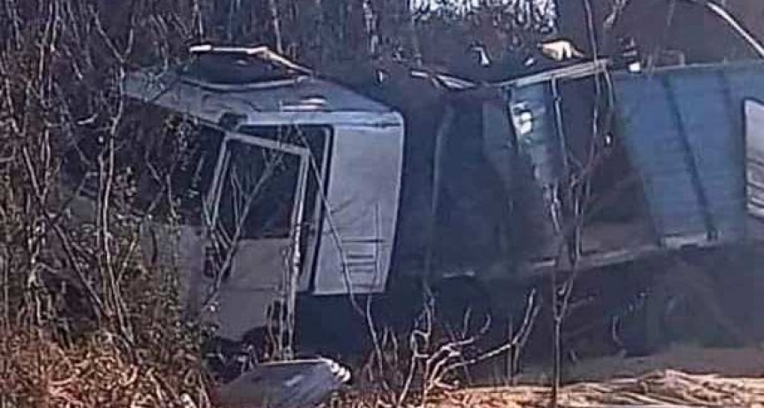 Violento choque de camiones en la ruta 51