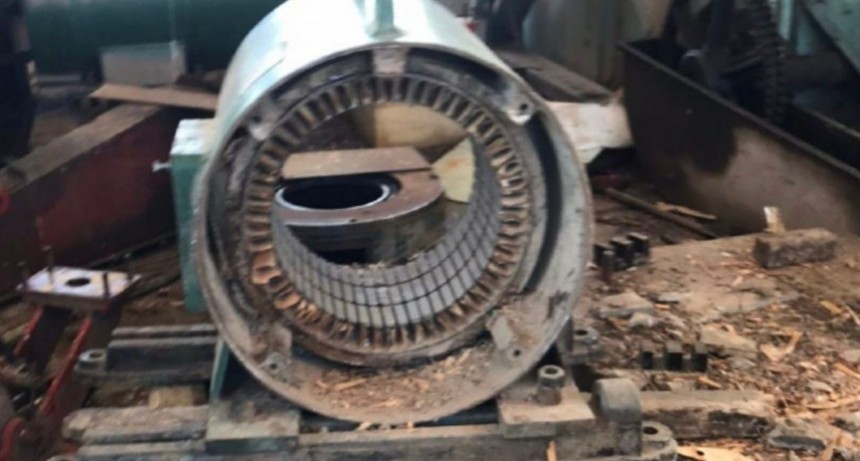 Un hombre fue detenido cuando intentaba desarmar una bovina y llevarse el cobre