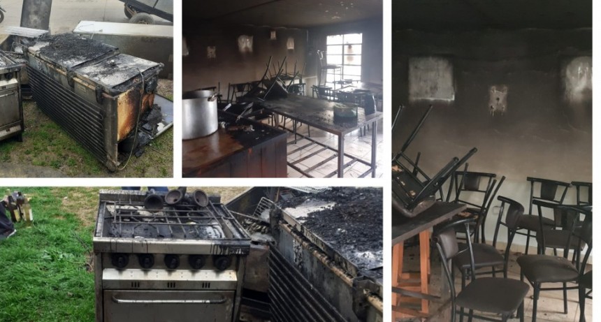 La propietaria de la rotisería contó cómo se produjo el incendio 