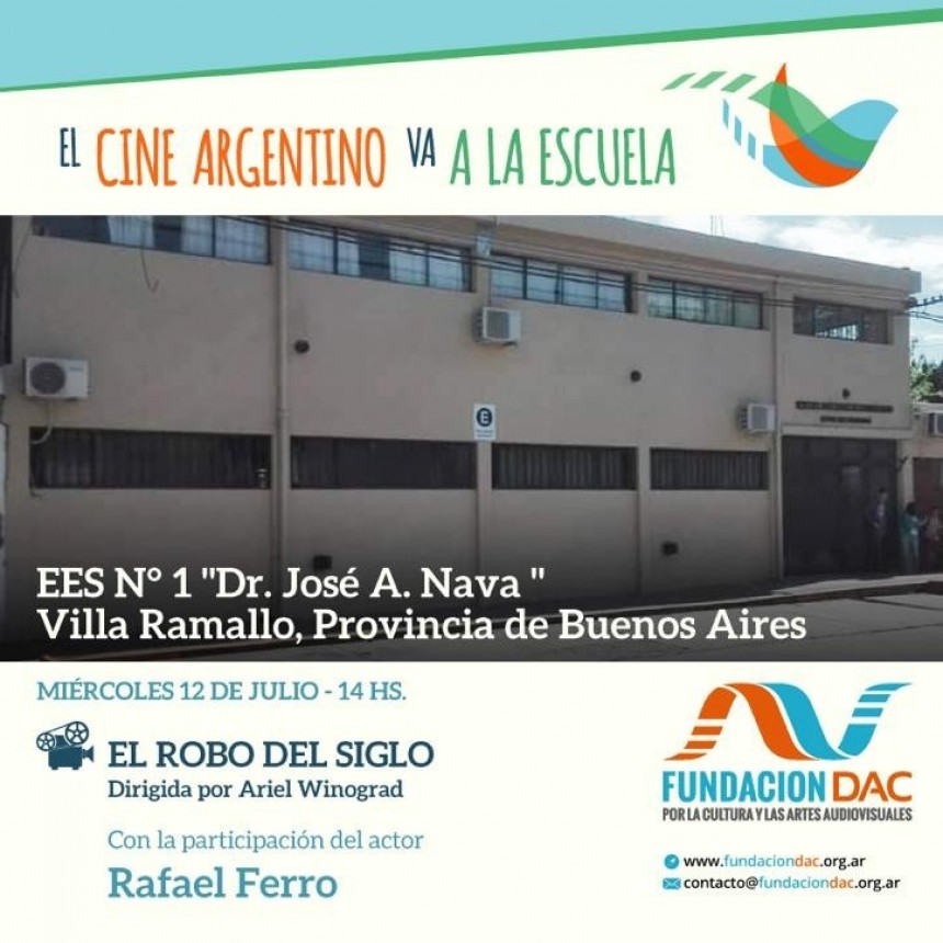 El cine argentino llega a la Escuela Secundaria 1 de Villa Ramallo