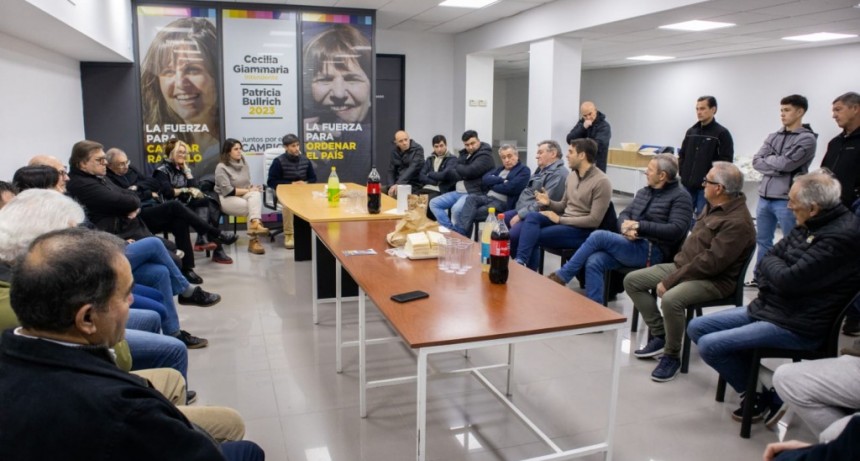 Giammaria se reunió con productores Agropecuarios