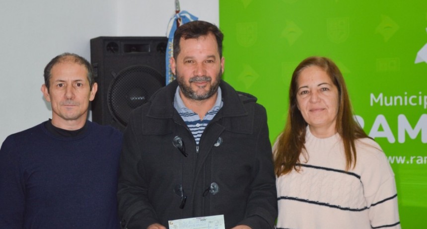 Entrega de subsidios del Fondo Municipal de Deportes en Ramallo 