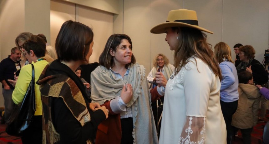 Cecilia Giammaria se reunió con productores en la Rural