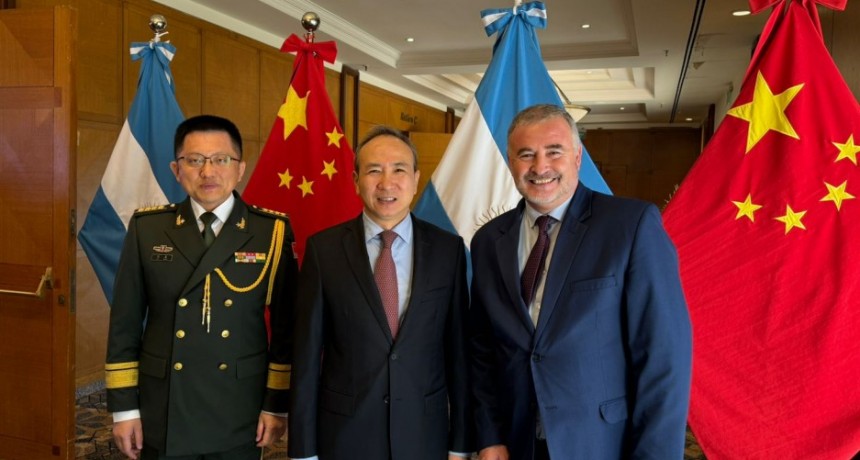 El Intendente Mauro Poletti 